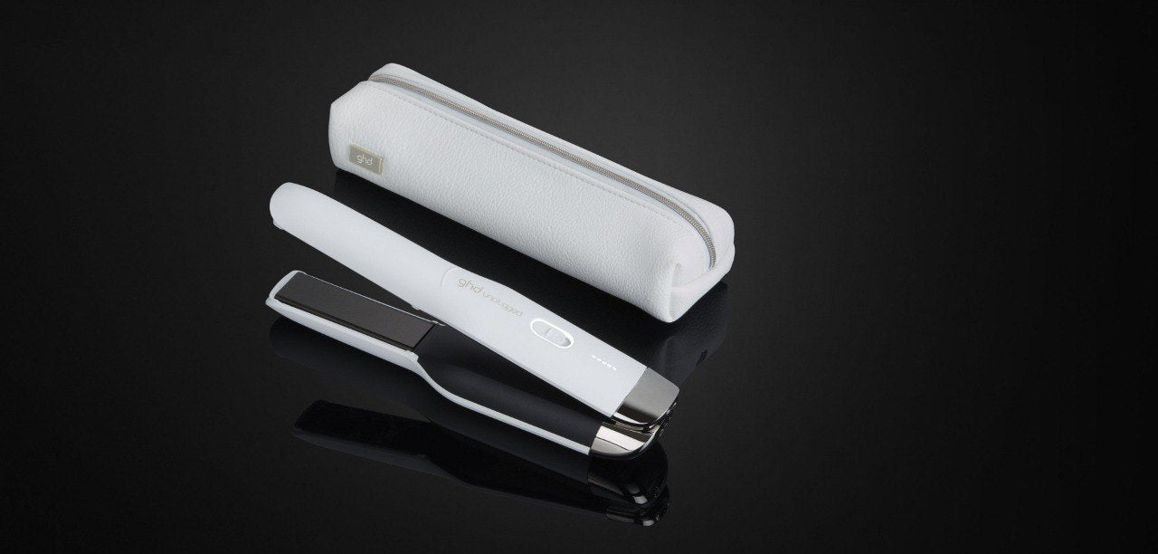 Lisseur ghd unplugged noir / blanc mat (plaques 22mm)